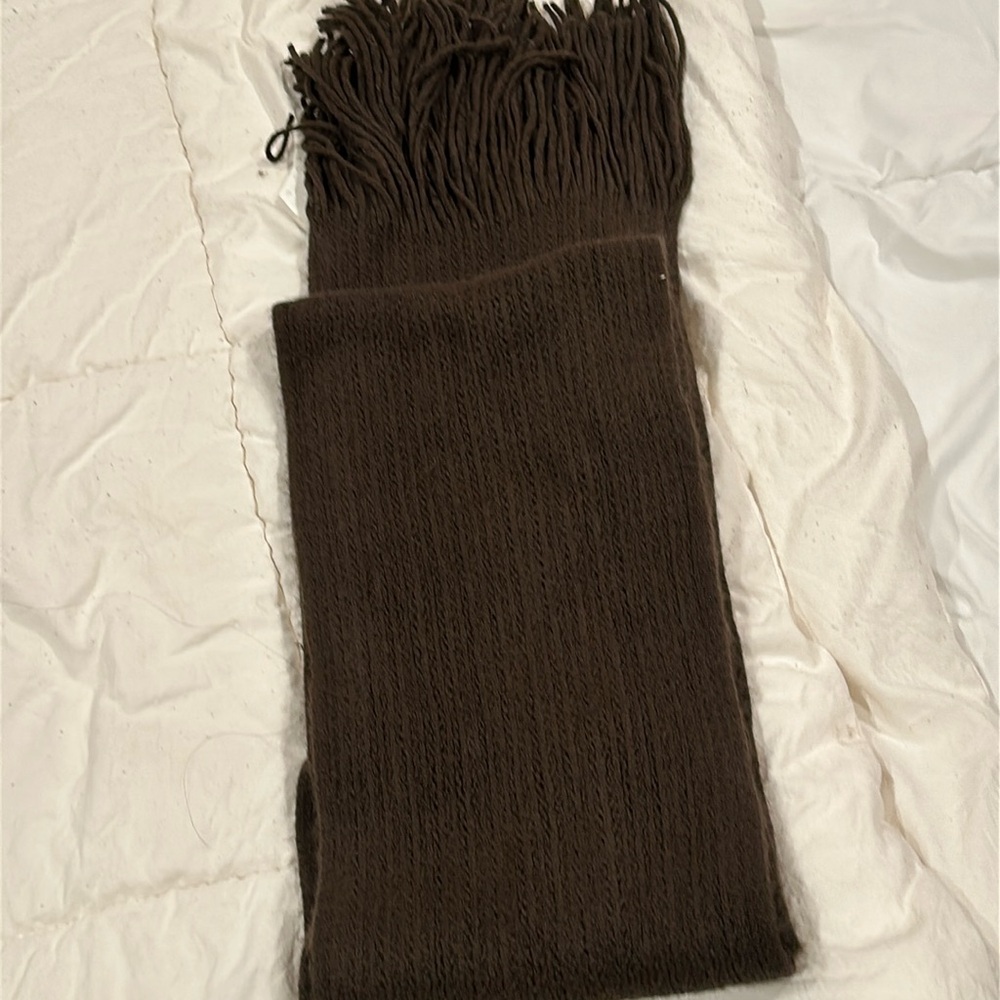 Brown spirit knit scarf.  New.